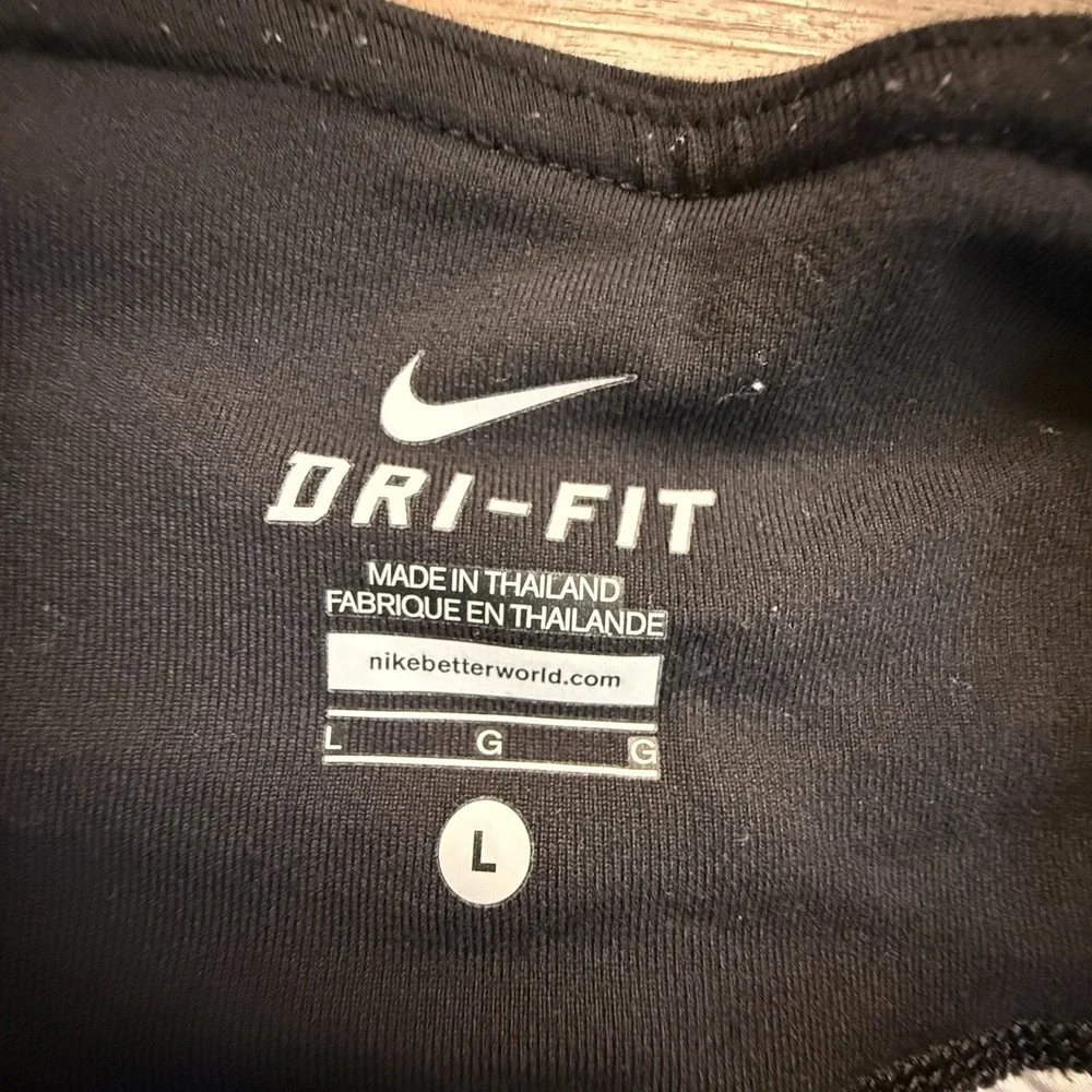 Nike Dri-Fit Women's Running Capri Leggings Size L Black